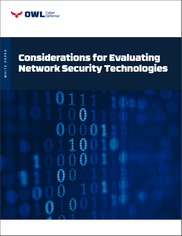 Considerations for Evaluating Network Security Technologies