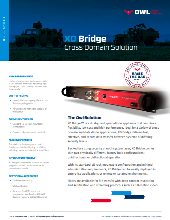 XD Bridge | Owl Cyber Defense