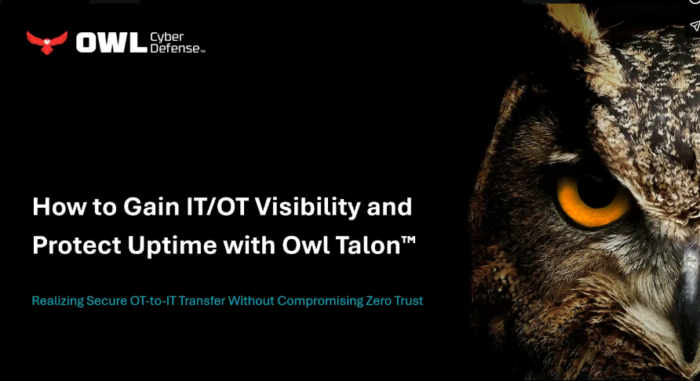 On-Demand Webinar: How Owl PFDs Enable IT/OT Visibility & Protect Uptime